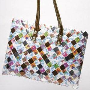 Nahui Ollin Candy Wrapper Tote Bag